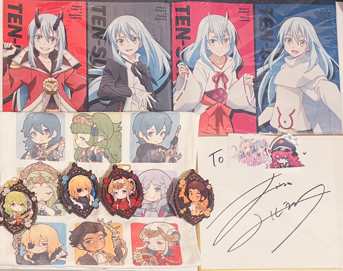 kosetsu905's tweet photo. #Animaga Day 2 モモイさん、ナギサさん、セイアさんのコスプレを見ました。 ベレスとエーデルガルトのぬいぐるみも見ました。 岡咲美保さんにも会えて、「ジャックジャンヌの茜あおが好きです」と伝えたら、「あおちゃんのこと、海外の方から言われたの初めてです！」と言ってくださいました！ https://t.co/3RCPcQPAbK