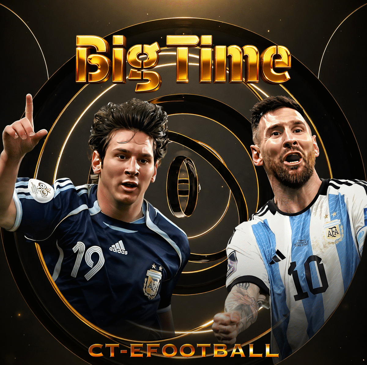 ct_efootball's tweet photo. End of an Era! Lionel Messi has officially retired from International Football 👑

It would be amazing if they released Young Messi and 2022 Messi as two Big Time cards 👀

#eFootball https://t.co/4764uPNRTD