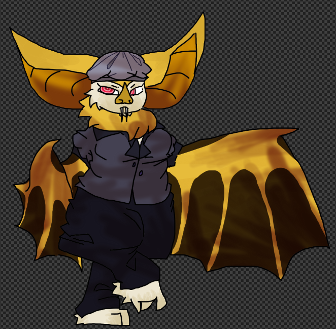 SPINNETTEREAL's tweet photo. my goldyn redesign after quite some time. she didn't look like a janitor NOR a white honduran bat back then, so i gave her updates:) https://t.co/wmpPCU0Lm2