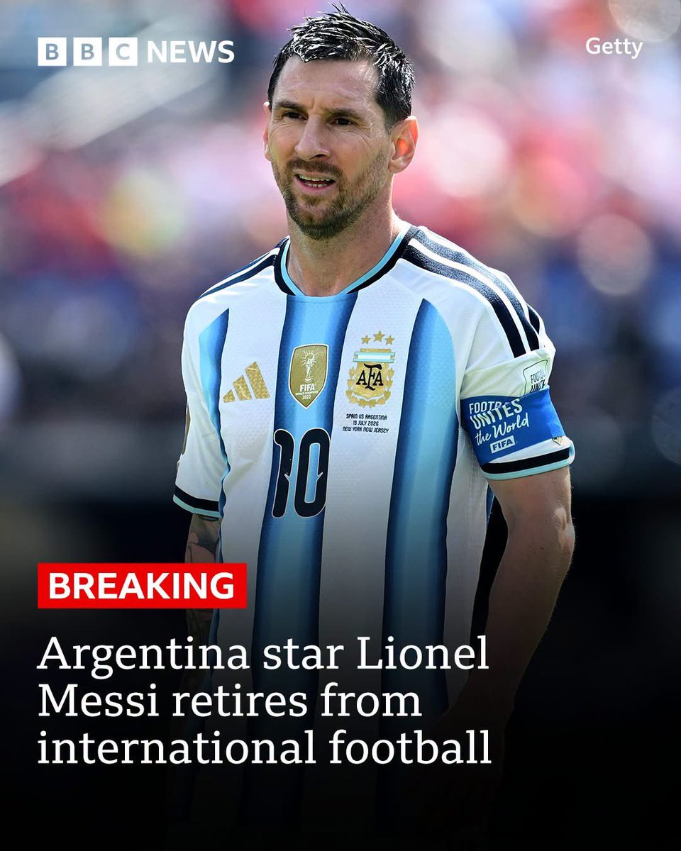 SushantaKsingha's tweet photo. Good bye #messi from international Football for #Argentina https://t.co/6zJk4koqq8