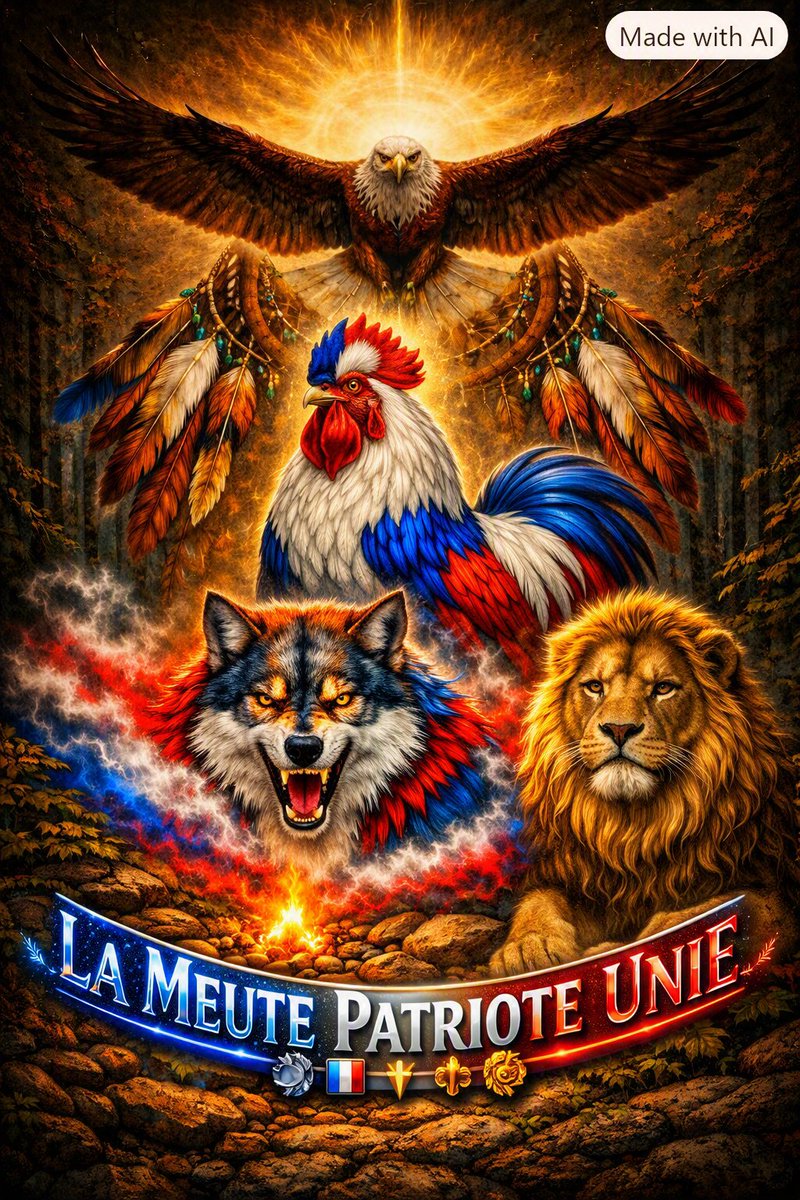 mdx63's tweet photo. LA MEUTE PATRIOTE UNIE🐺 🇫🇷 ✝️ ⚜️
UNION DES DROITES
2027 ON VOTE
@Marlou_du_31
@LaureDelotus
@TatinForEver
@Elisaperei46275
@marie_giannoni
@IClerc89797
@isabelle_leole
@Mme_ZepDouxLoup
@CricriDam4
@veronicamadel
@vane39604
@valouji
@FranceMadinina
@LaPopy11
@ComtedeNicea
@mdx63 https://t.co/qvZpjA1Vgc