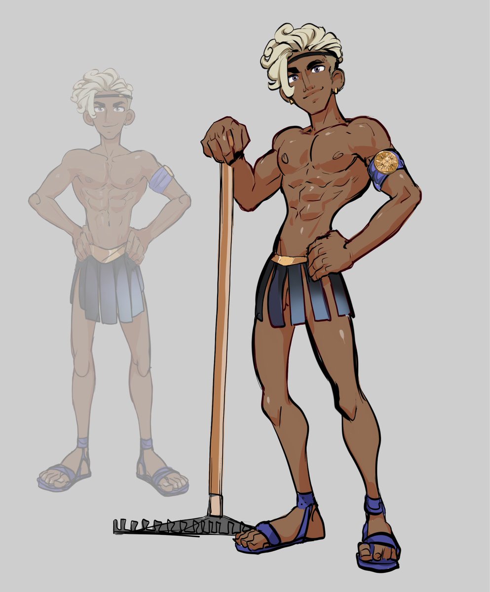 hotdodoido's tweet photo. revisting this Hercules Summer Job at King Diomedes stud-idea from years ago. Was fun to “redraw” em on my discord stream 💖 https://t.co/VoNfrxK4fQ