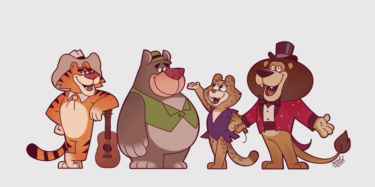 stoodwood_'s tweet photo. Circus playhouse characters https://t.co/GabodhXBzQ