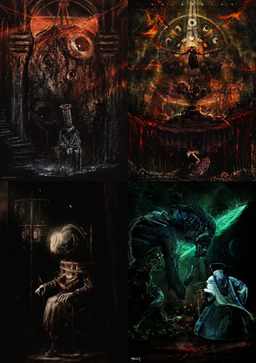 TheHalberick's tweet photo. And with that, we close out this month!

I pushed my limits to the max and gained so much more confidence in my art, it was really important to me

Thank you so much to everyone who stuck around and made me want to continue this journey. 💜 More to come!

#Bloodborne https://t.co/fe1Nz8MLcE