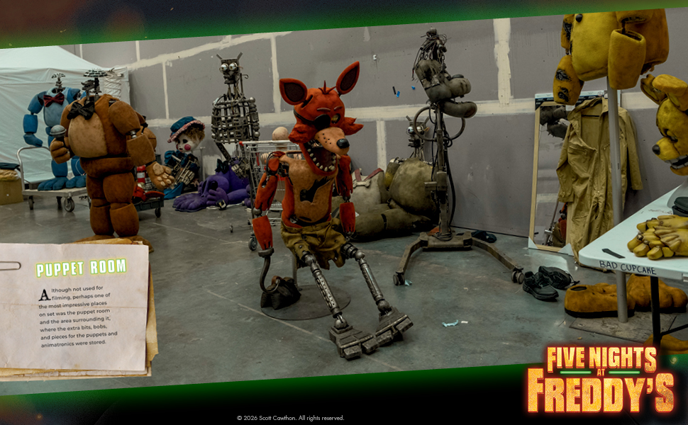 FNAF_ScottGames's tweet photo. A first look at The Art And Making of FNAF 1 &amp; 2 Movies! Available for Pre-Order. https://t.co/IrhbwBzACh