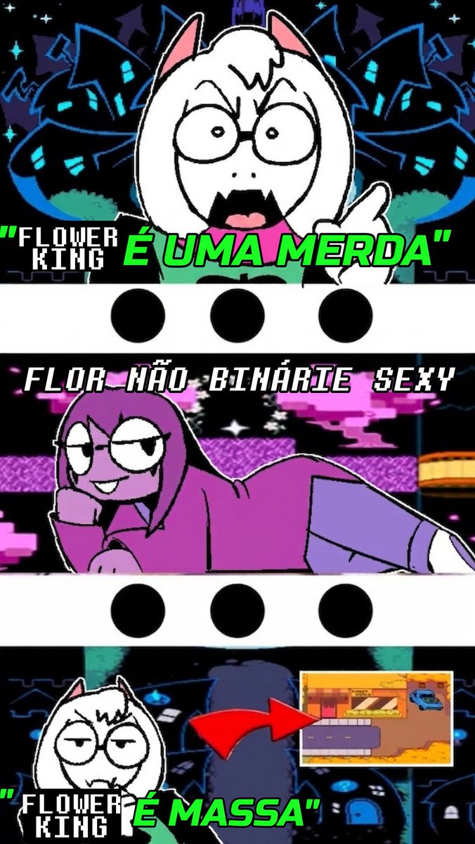 Monstercoz65851's tweet photo. traduzi a imagem #deltarune https://t.co/RMcJ9Qe5Fm
