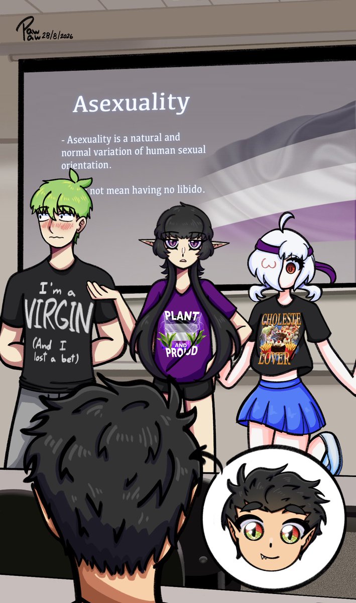 pawpaw_chin's tweet photo. #meme #asexuality #ocdrawing https://t.co/Zkw7Y5s4fK