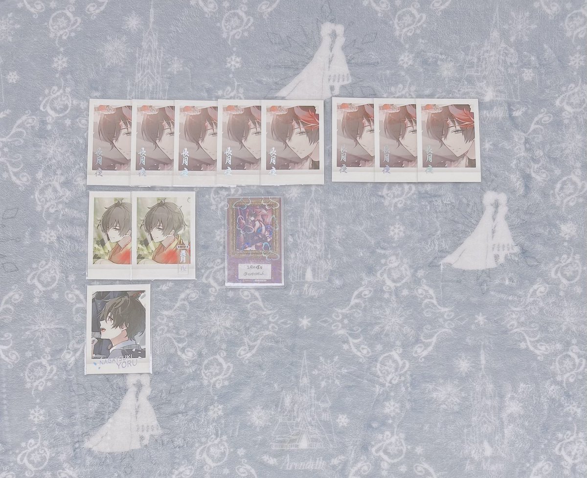 GhostBAN0108's tweet photo. @25y__lv お世話になっております。
こちら追加で
初演始4集合1・ルナパ始1・ラビキン始1集合1
⇒夢見草夜6紅縁2
との交換もお願いしたく思います。
ご検討頂ければ幸いです。
よろしくお願いいたします。 https://t.co/7qVwLnTseY