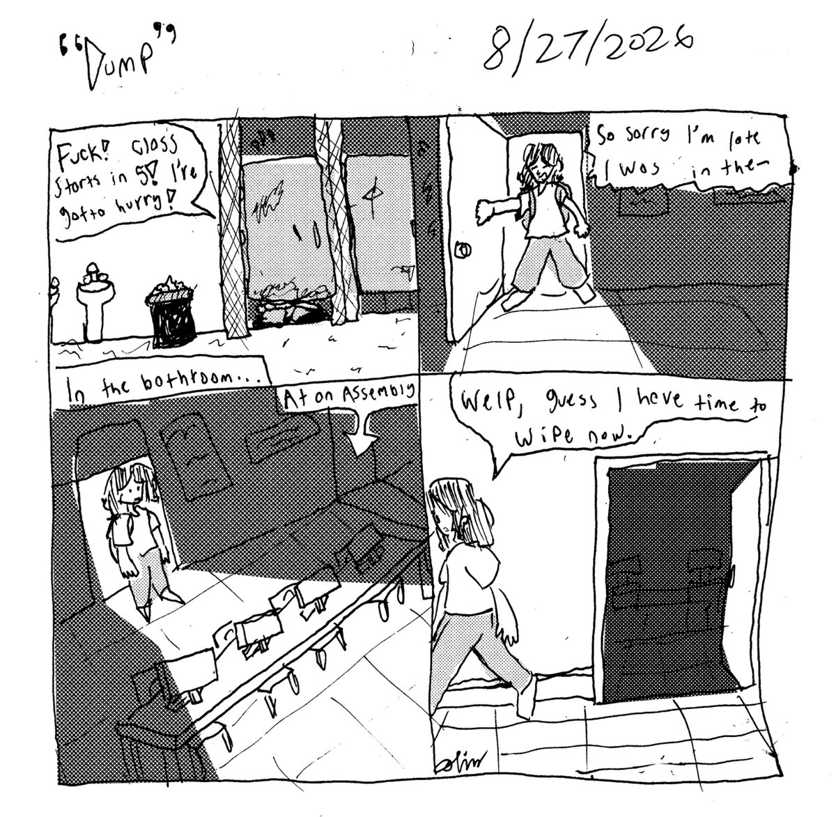 OllisGarden's tweet photo. senior year comics 21-23 (forgot to upload em here sorry) https://t.co/vxVqx8EX0r
