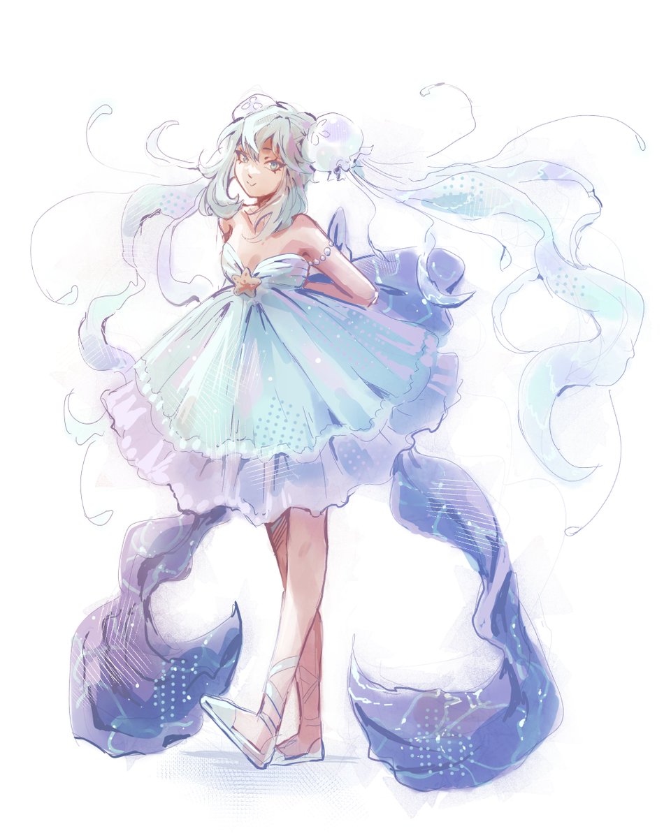 fortunasth's tweet photo. Jellyfish Miku🪼 https://t.co/FGIiSlEuS9