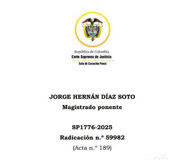 juridicascol's tweet photo. PRUEBA DEL DOLO EN EL DELITO DE USO DE DOCUMENTO FALSO Y DIFERENCIA ENTRE INCUMPLIMIENTO FUNCIONAL Y RESPONSABILIDAD PENAL.

¿DESEAS ESTAR ACTUALIZADO DIARIO DE TODA LA JURISPRUDENCIA DEL PAIS? SUSCRIBETE 👉https://t.co/BfjLIlBhtB https://t.co/R8oX9g9qxm