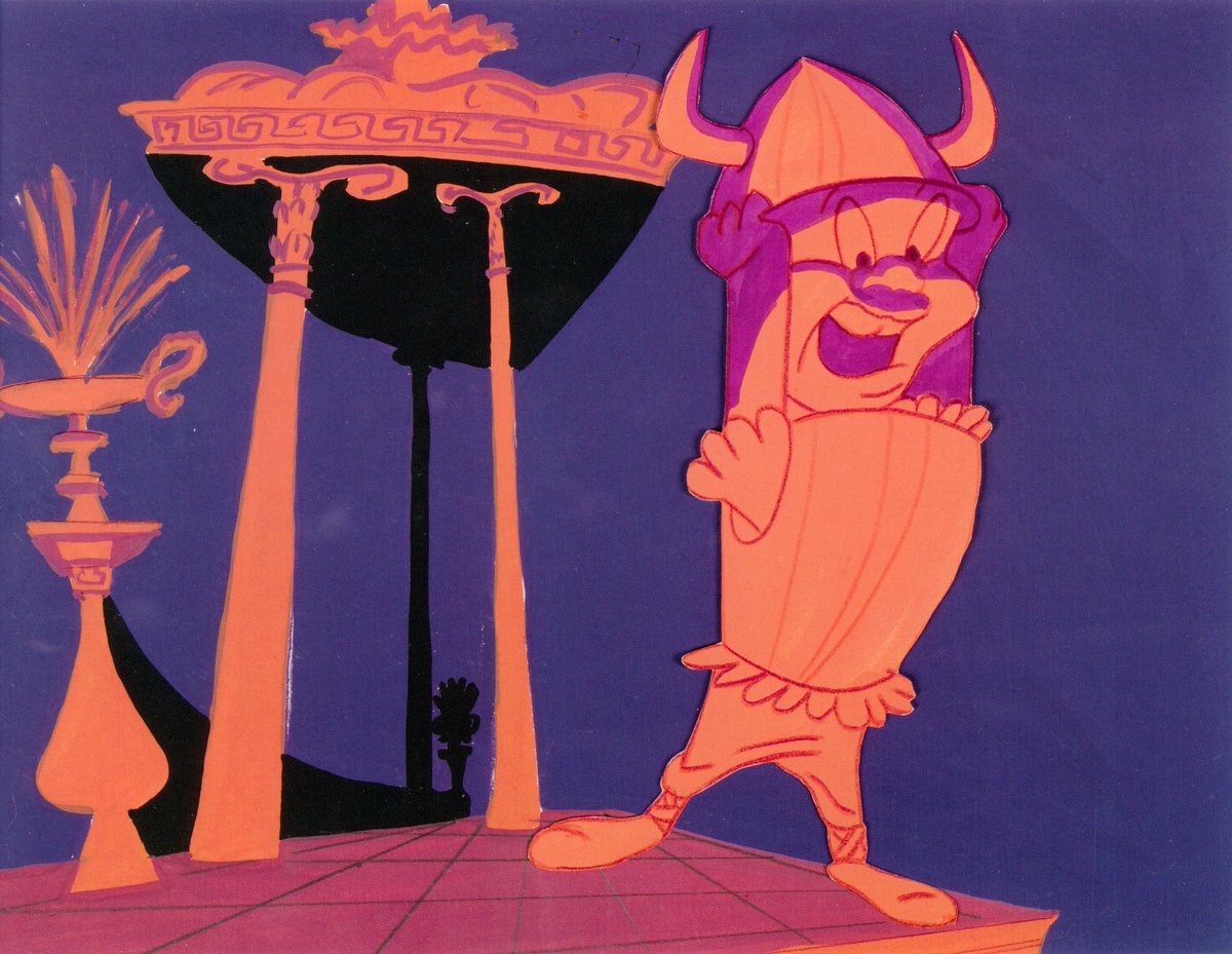 ani_obsessive's tweet photo. What's Opera, Doc? looks fantastic. Chuck Jones credited that to his artist Maurice Noble.

Noble experimented with this cartoon and took big risks. "You will never do anything interesting if you don’t take chances," he argued. We explore what he did:
─➤https://t.co/DFkKsXHBuj https://t.co/NL0NNiJMYl