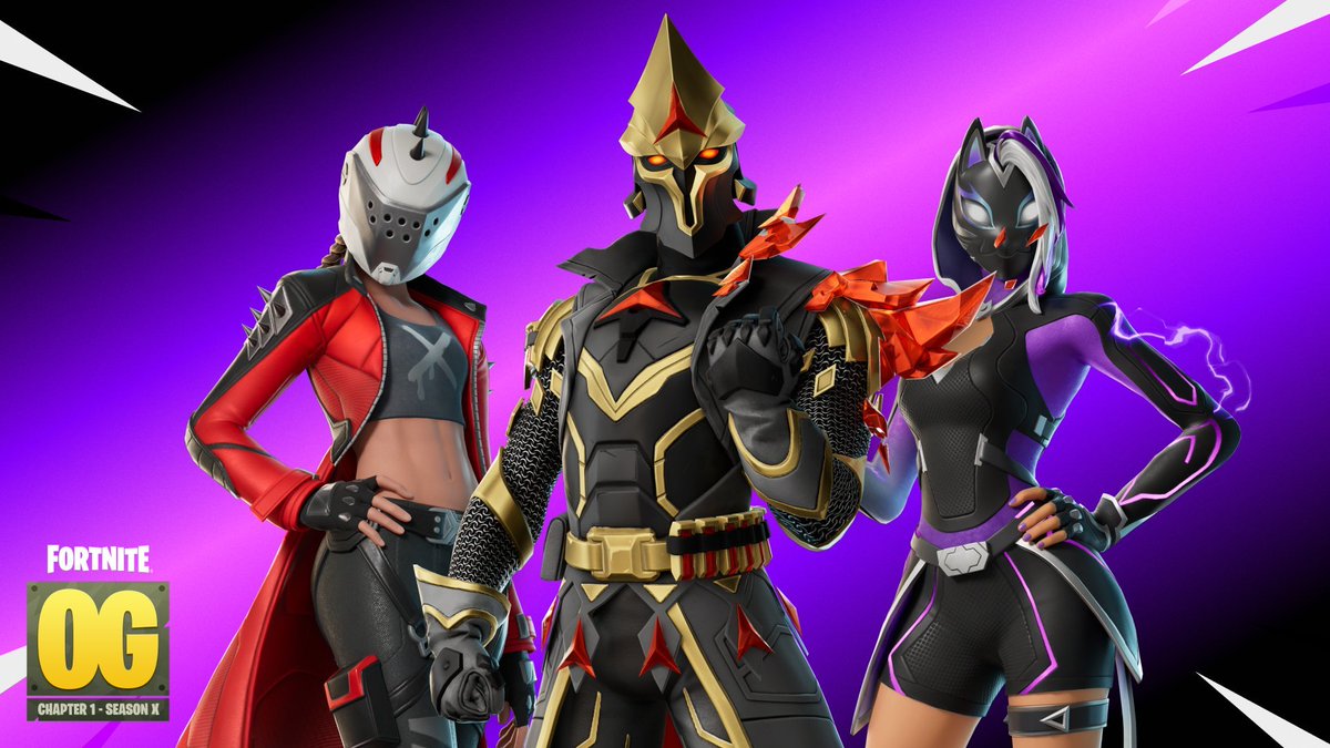CallofMikels's tweet photo. SEASON x FORTNITE OG PASS SKINS REVEAL 🔥

¿Que os parecen? 🧐

#Fortnite https://t.co/5Lb8jZxJEj