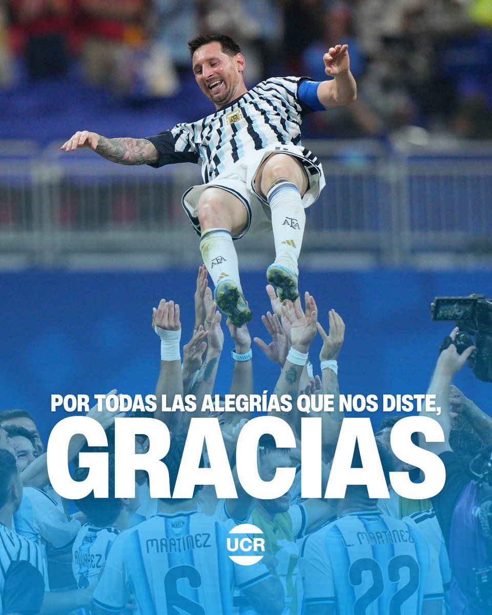 UCRNacional's tweet photo. Gracias, Leo 🇦🇷 https://t.co/iJbrQLlaMX