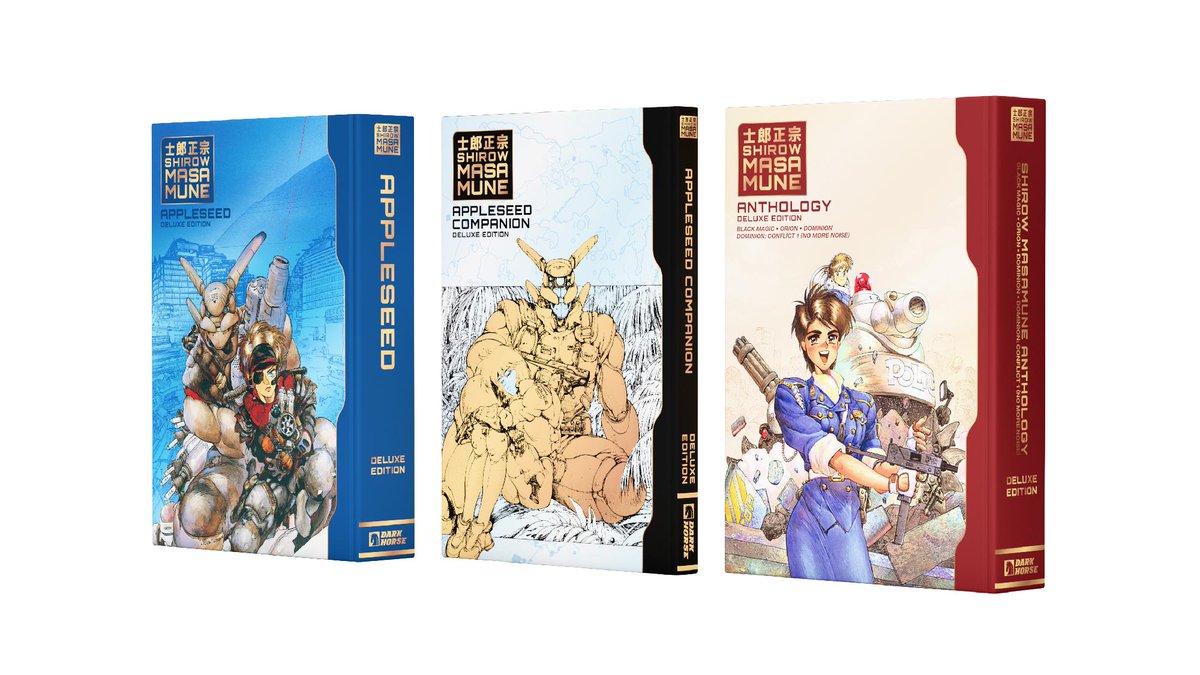 DarkHorseComics's tweet photo. Shirow Masamune Deluxe Editions begin their release next week with Appleseed Deluxe Edition! Learn more: https://t.co/lcI0NSBoav

Now available to pre-order wherever you buy manga, so make sure to grab your copies to add them to your collection 💪

#DHManga https://t.co/fIZduMcWFS