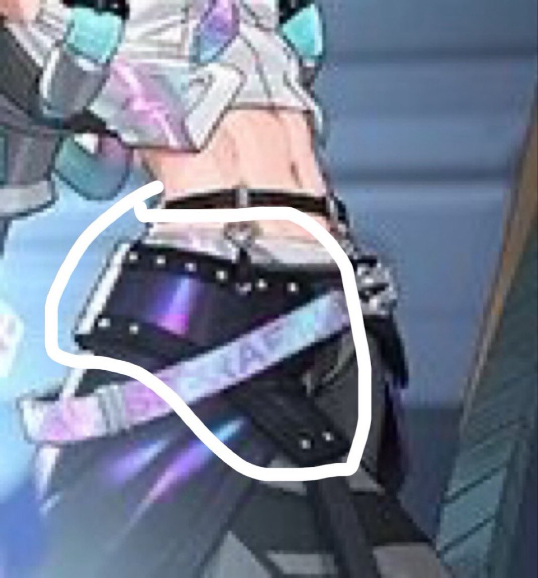 BAISERDELAVAUVE's tweet photo. Pants, short hair, masculine variant of a garter belt, heart-shaped hooks that look like carabiners, leather piece wrapped around her groin that looks like a strap-on harness. Androgynous masculine Moira you are so back. ♥️ https://t.co/QwkgDa4fY0