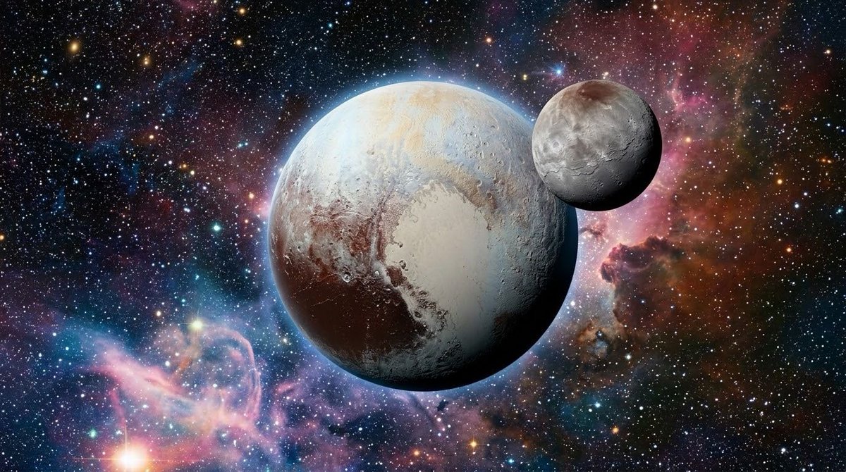 AncientSkiess's tweet photo. Pluto hasn't even completed a single "Pluto year" since it was discovered in 1930. It takes 248 Earth years to make just one trip around the Sun. ⏳ https://t.co/oLaf3KWPrZ