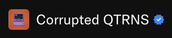 CorruptedQtrns tweet picture