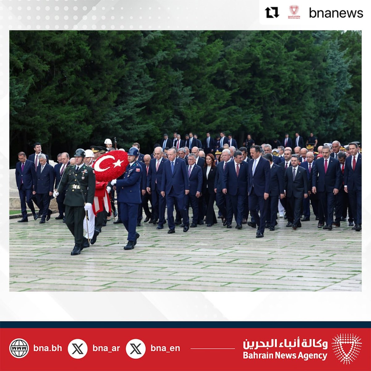 BahrainEmbTR's tweet photo. سفير مملكة البحرين لدى الجمهورية التركية يشارك في حفل استقبال الذكرى 104 لعيد النصر

#بنا #البحرين #وكالة_أنباء_البحرين #bh #Bahrain #bna #bnanews https://t.co/Tz0TMyEE3W