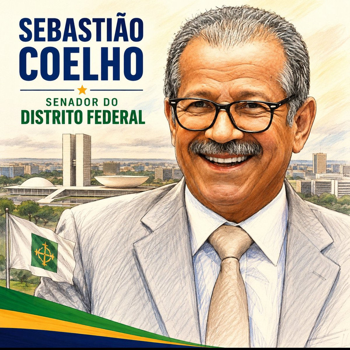 GenPauloChagas's tweet photo. SENADOR SEBASTIÃO COELHO 

A única instituição constitucionalmente habilitada a exercer o controle político sobre o STF é o Senado Federal. 

Seria uma irresponsabilidade cívica do eleitorado do Distrito Federal desperdiçar a oportunidade de eleger Sebastião Coelho para integrar o colegiado do Senado brasileiro.