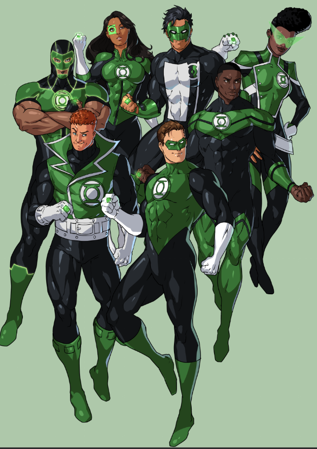 StellarAvenger's tweet photo. Green Lanterns https://t.co/DCBzIKIO26