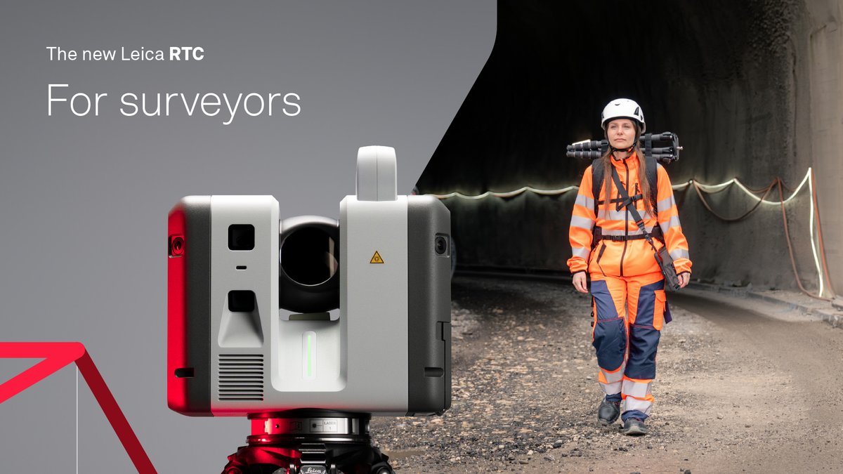 LeicaGeosystems's tweet photo. #NewLeicaRTC helps surveyors capture accurate data faster while keeping field and office connected in real time. Earlier validation, clearer visibility as work progresses, and fewer reasons to revisit the site. Connected reality capture looks like >> https://t.co/5z12kCzP3D https://t.co/oDEgbNShJ7