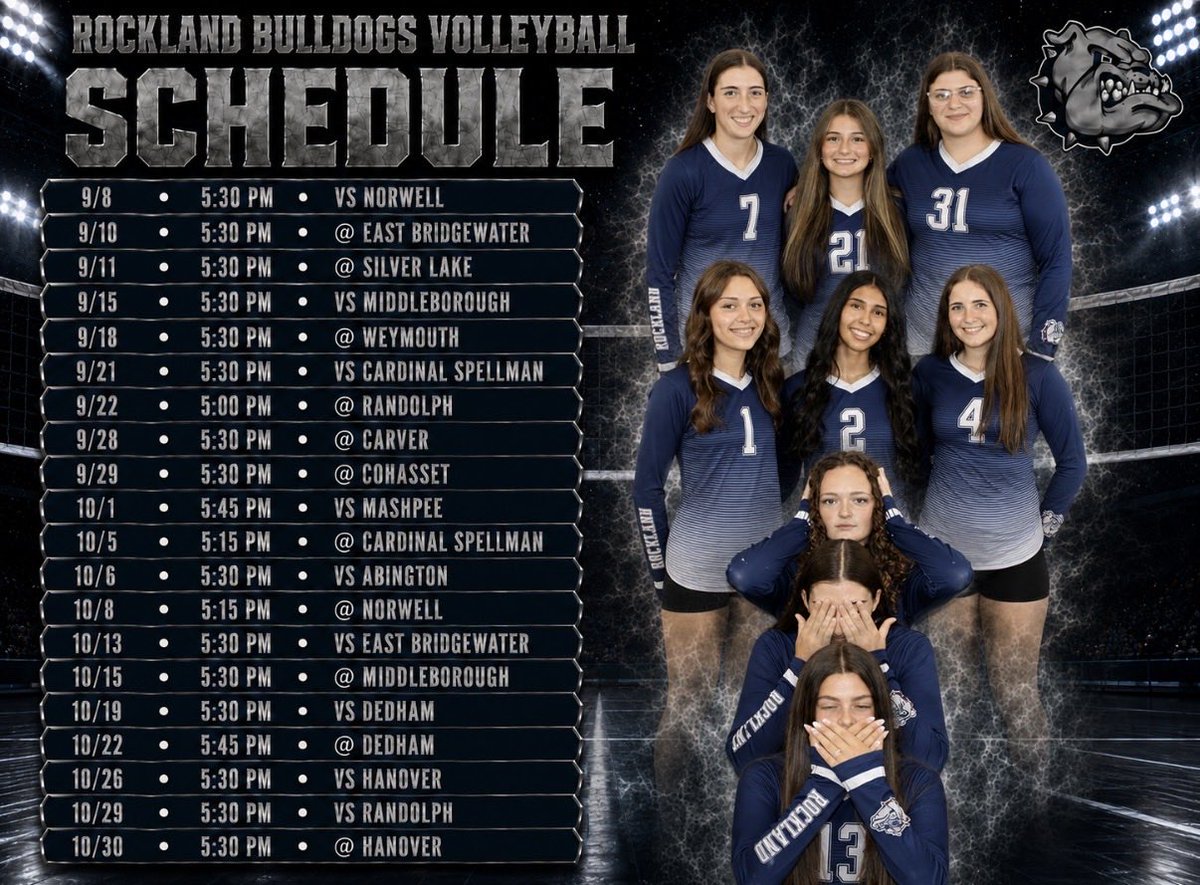 Rocklanddogs's tweet photo. Save the dates - here’s the @RocklandVball schedule! https://t.co/qoxrtKBFdc