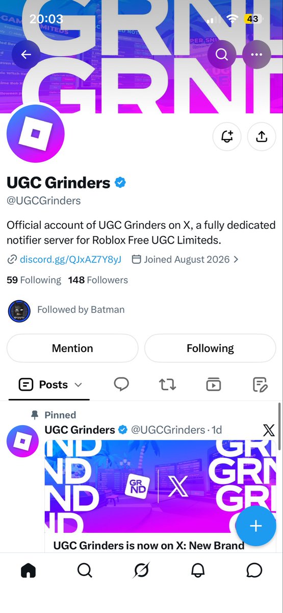 Jinxmaster9's tweet photo. @UGCGrinders @xyzn16_ Good luck to all! https://t.co/2GUXYFRDho
