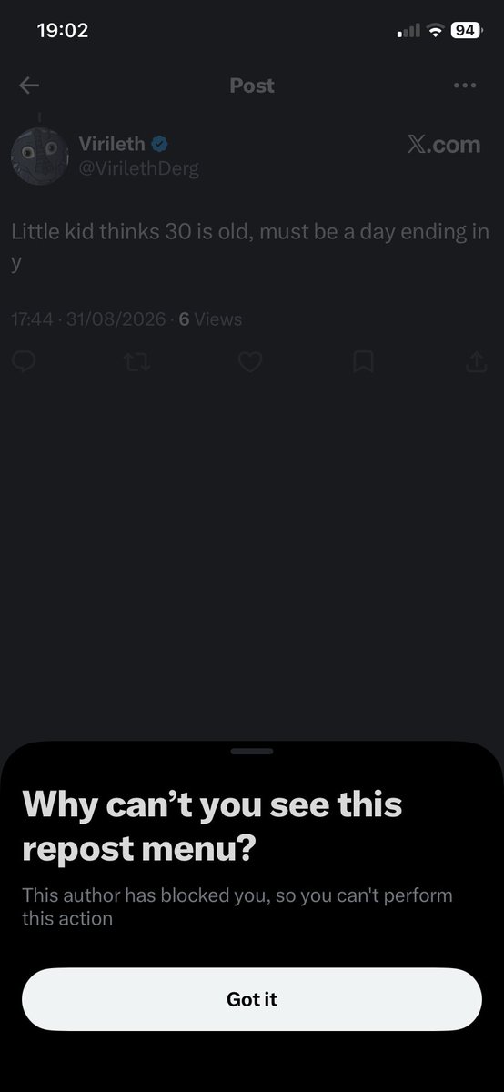 Platidual's tweet photo. you’re 30 getting offended by pushing 30 just stop the message wasn’t meant for you since you’re pushing 40 https://t.co/sVE4ow6Jgx