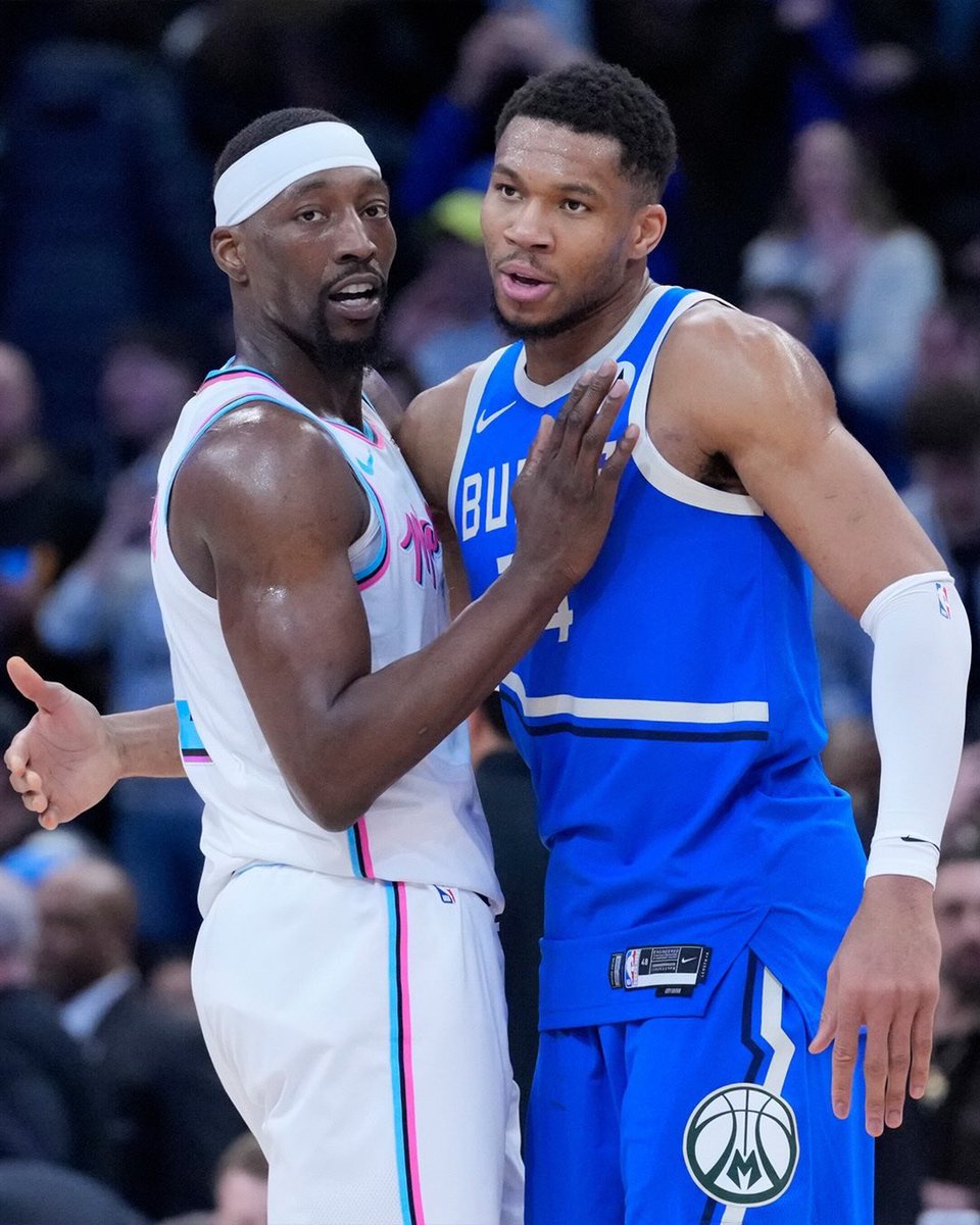 TheLeadSM's tweet photo. Most points in a single game among active players:

83 - Bam Adebayo (2026)
73 - Luka (2024)
71 - Dame (2023)
71 - Donovan Mitchell (2023)
70 - Embiid (2024)
70 - Devin Booker (2017)
64 - Giannis (2023)
62 - Steph Curry (2021)
62 - KAT (2024)
62 - Devin Booker (2024) https://t.co/HDMXO90akq