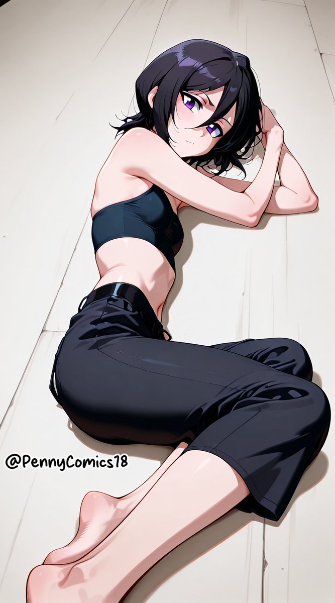 PennyComics18's tweet photo. Rukia needs some rest after all that... 
sfw https://t.co/dtDg0uLne1