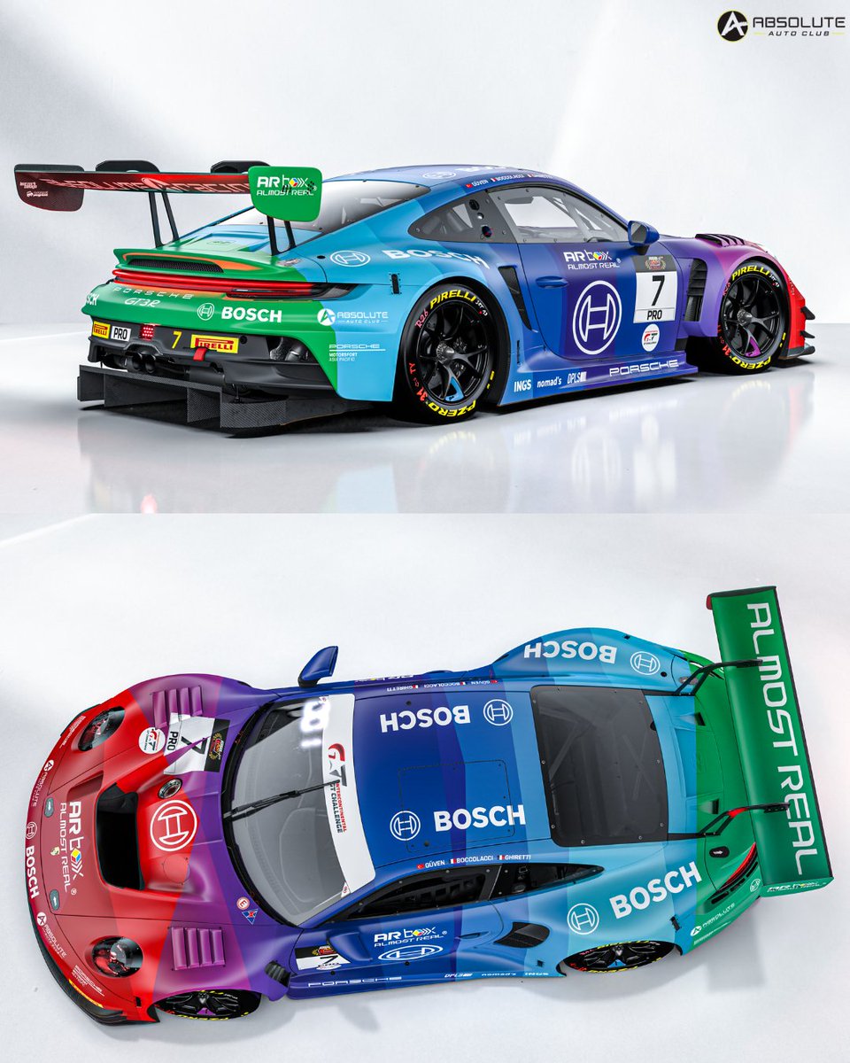 Absolute_AutoC's tweet photo. ICYMI – We dropped a special livery reveal for the #Suzuka1000km! 🚨

@BoschJapan and @absolute_racing have teamed up to bring something truly special to the track. 🇯🇵🤝

What do you think of the new look? Drop your thoughts below! 👇🔥

#AbsoluteAutoClub #IGTC https://t.co/fr7zIlDHXC
