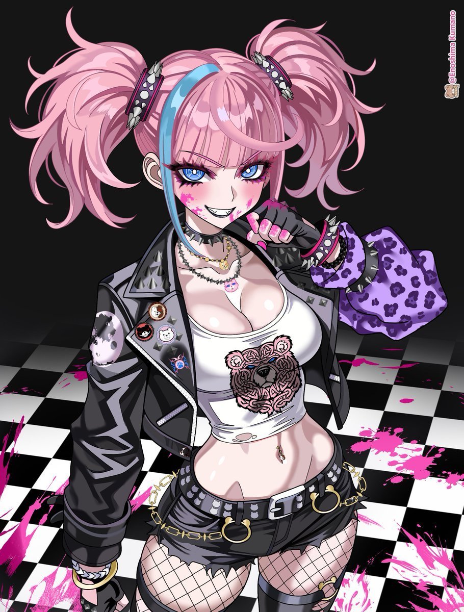 Enoshima_Abrian's tweet photo. Danganronpa OC 
Hlokk Kumashima 🐻✨

#danganronpa https://t.co/gGZDhibwoq