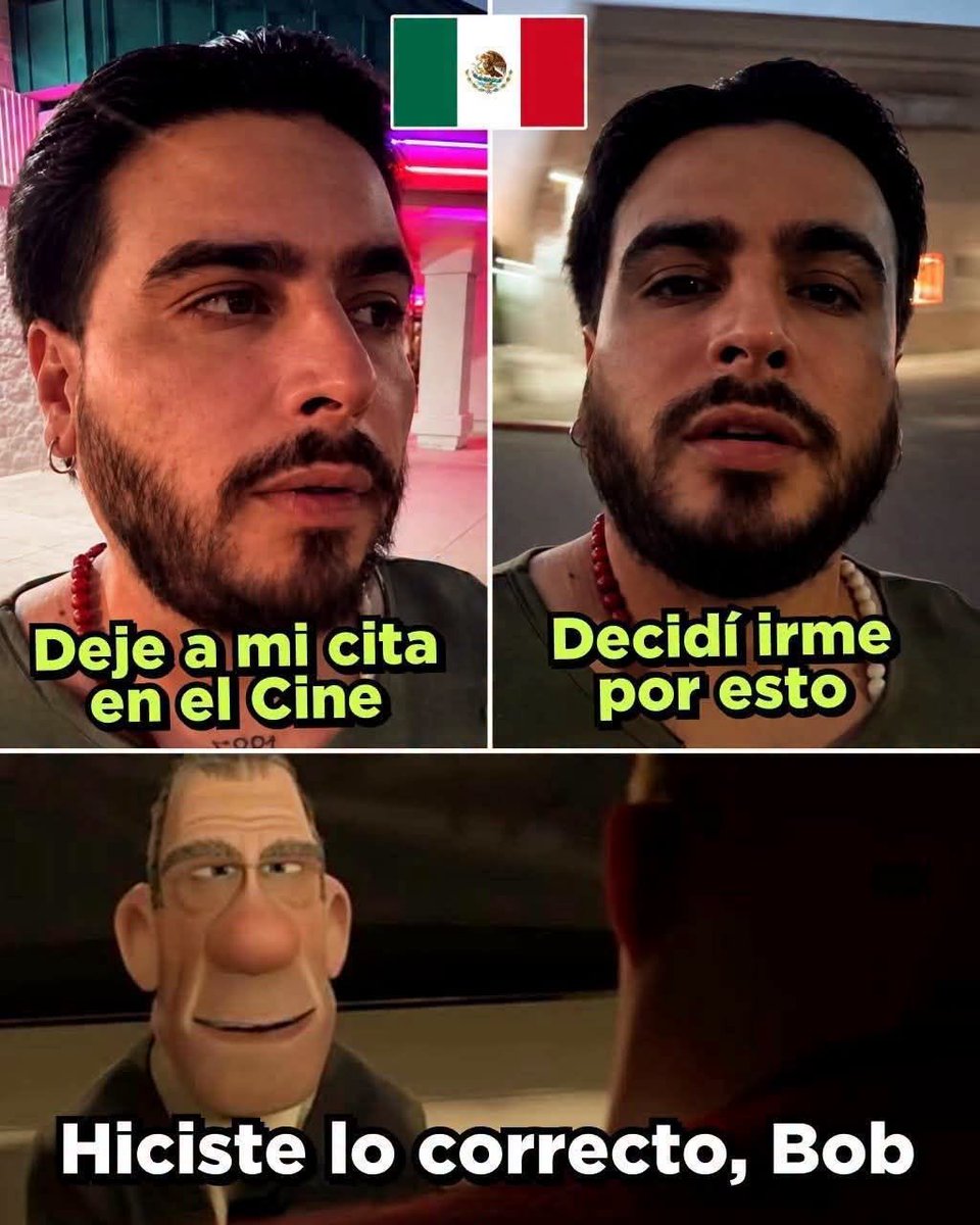 elduuuui's tweet photo. Un chico la invitó al cine… porque ella le había propuesto salir. 🎟️

Desde que se subió al carro ya iba mensajeando.  
Él intentaba hacerle plática. Ella respondía de vez en cuando… y no soltaba el teléfono.

— Lo agarraba, lo dejaba… lo volvía a agarrar.

Llegaron al cine.  
Le preguntó qué película quería ver y, sin levantar la mirada:

— Ah… la que tú quieras.

Eligieron El Conjuro.  
Antes de entrar le dijo:  
“Si quieres pide las palomitas mientras yo voy al baño.”

Se tardó 10 minutos.  
Él la esperó con las palomitas en la mano, todavía con buena actitud.

Dentro de la sala: ella en el celular, riéndose de quién sabe qué.  
Él intentando ver la película.

Hasta que se hartó.

— Le dije que iba al baño… y me salí a la chingada. La dejé ahí.

No era por el dinero ni por el plan.  
Era por el respeto.

“Si no quieres salir con alguien, solo dilo.  
Pero no te sientes con una persona a ignorarla todo el rato. Eso no se hace.”

Y remató:

“Yo no voy a estar con alguien que no valore mi tiempo.”⏳

¿Ustedes qué habrían hecho?