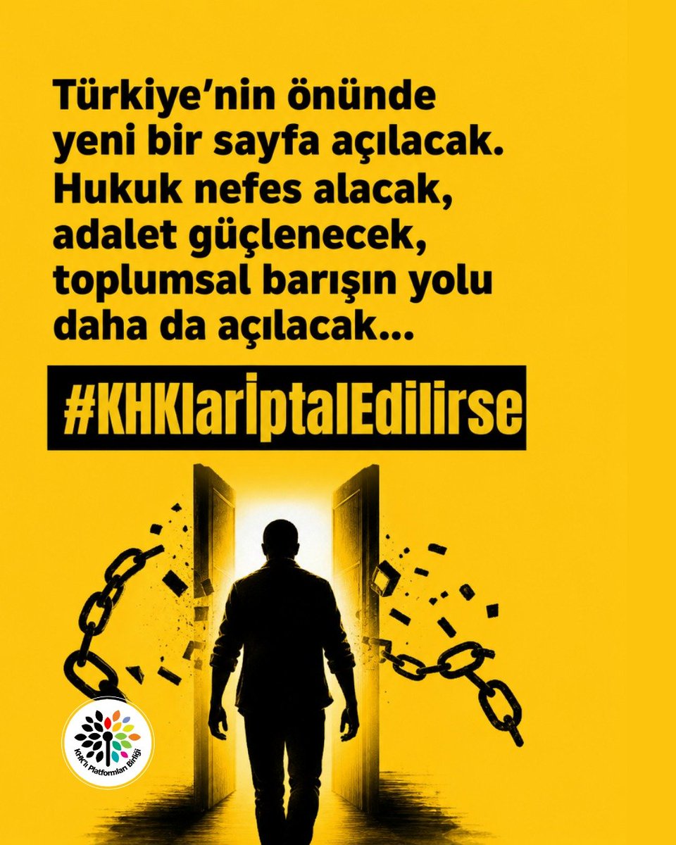 mkorkmaz62's tweet photo. #KHKlarİptalEdilirse
Yüzbinlerce insan derin bir nefes alacak. https://t.co/VrA6r52WIo