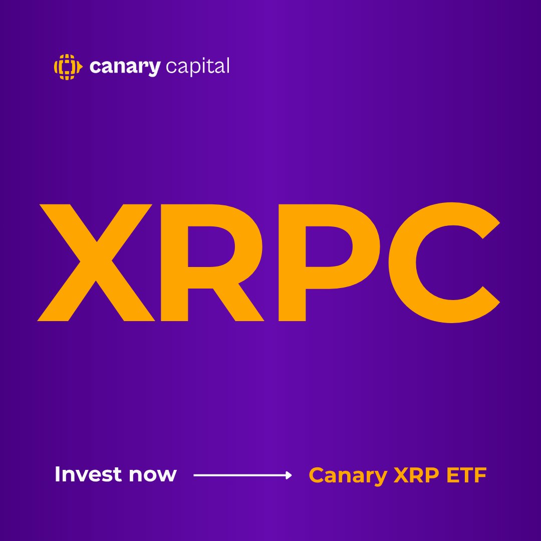 CanaryFunds's tweet photo. A first for U.S. markets.

$XRPC is the first spot XRP ETF - bringing registered access to a digital asset built for real-time global payments.

Crypto utility, now in ETF form.

Prospectus: https://t.co/mTZrdO2I0k https://t.co/HnpLlaH5Zo