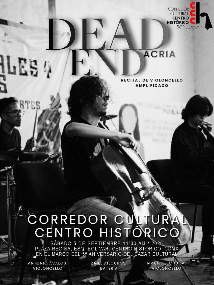 corredorcentro's tweet photo. Próximo 5 de septiembre, acompáñanos a festejar nuestro quinto aniversario, este proyecto comunitario que con paciencia y necedad la vecindad que formamos parte del Corredor Cultural estamos impulsando 😊@ach_CDMX @alefrausto @martibatres @HernanGomezB @OscarBlancoCdmx https://t.co/TQQ296ZxHG