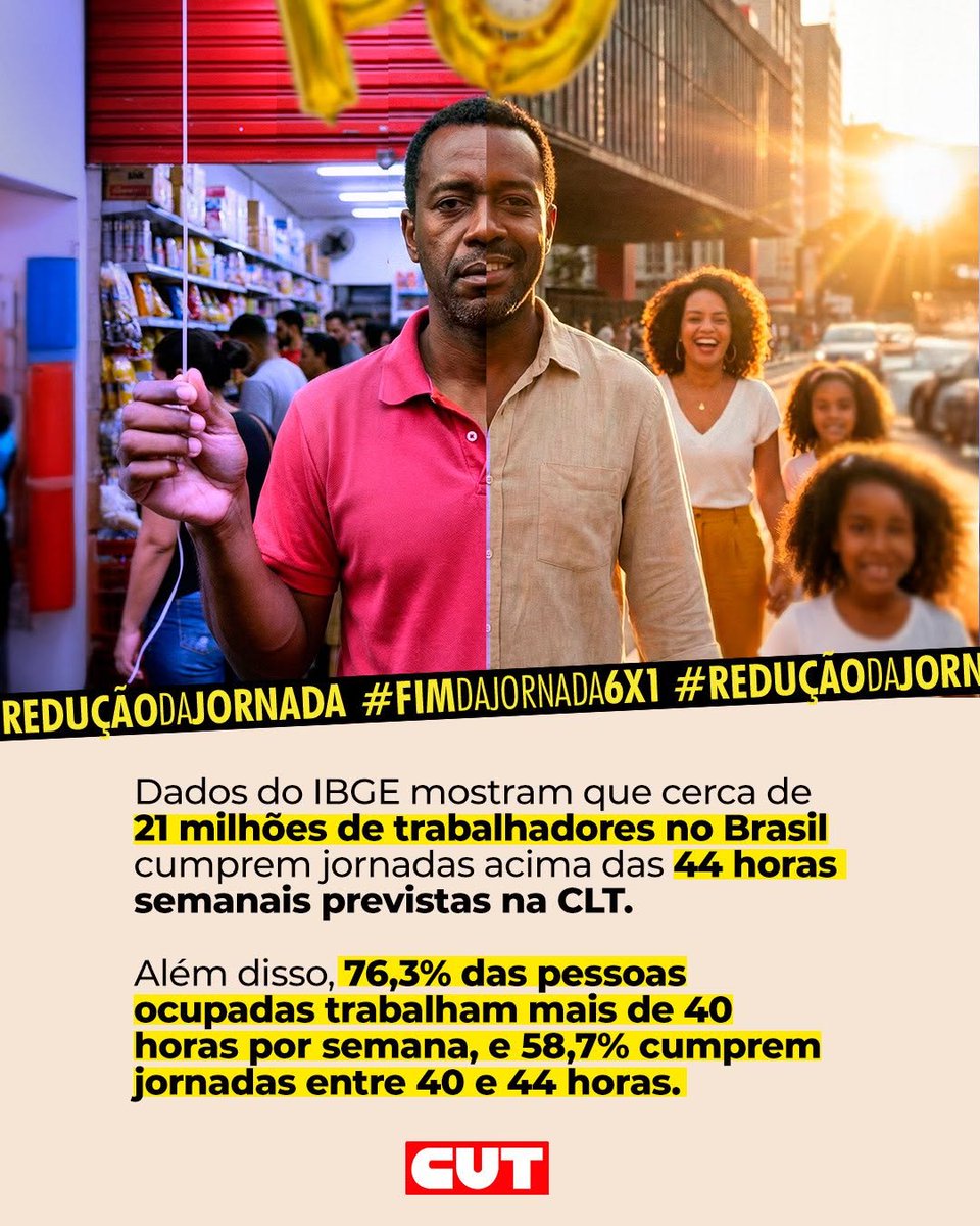 CPERSoficial's tweet photo. Nesta semana, a Comissão de Constituição e Justiça (CCJ) deverá votar pelo fim da escala 6x1 e a redução da jornada exaustiva, que rouba o tempo e a qualidade de vida de milhões de trabalhadoras e trabalhadores brasileiras(os). Convocamos todas e todos a pressionarem o Senado Federal. Seguimos na luta em defesa dos direitos da classe trabalhadora!

#FimDaEscala6x1Já