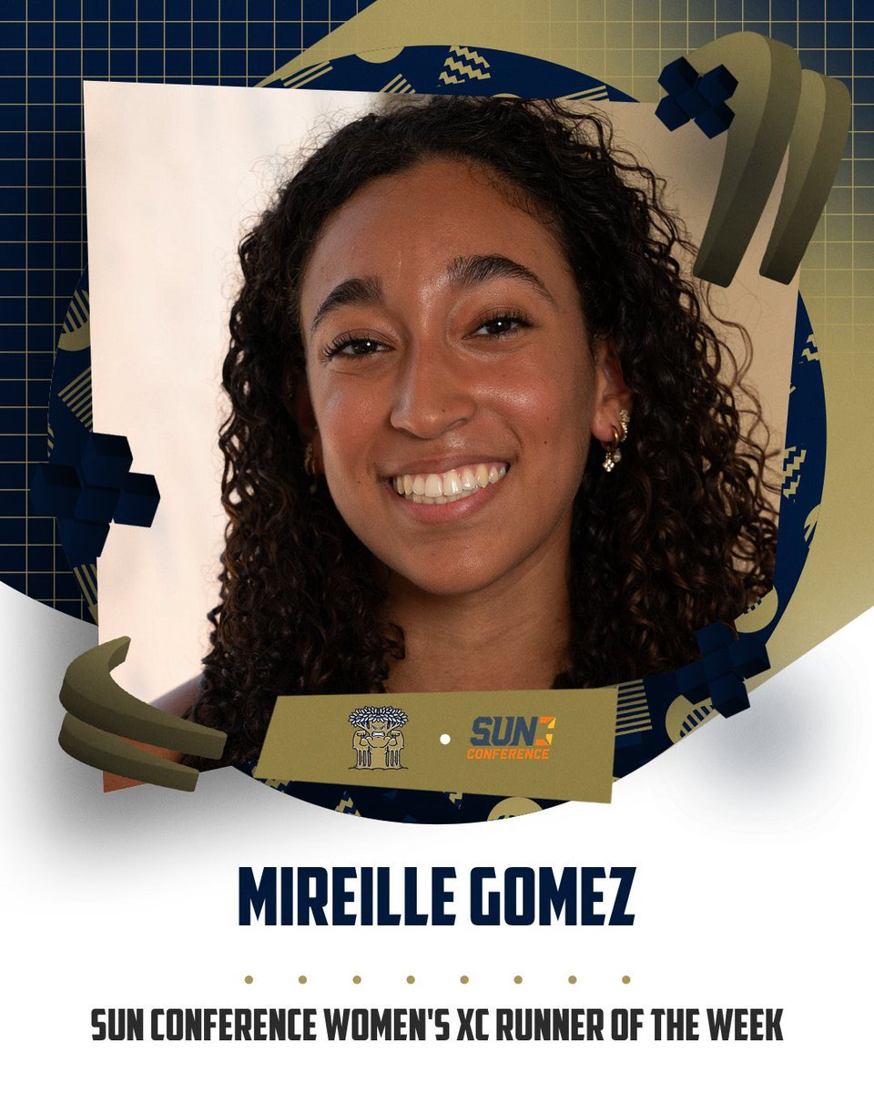 NCFBanyans's tweet photo. NCF XC ran away with both @sunconference weekly awards! 

🏃 Cole Fleming is your Men’s Runner of the Week
🏃‍♀️ Mireille Gomez is your Women’s Runner of the Week

Press Release: https://t.co/Wd02c21yKY

#GoMightyBanyans #RootsRunDeep https://t.co/DdF9q3BCny