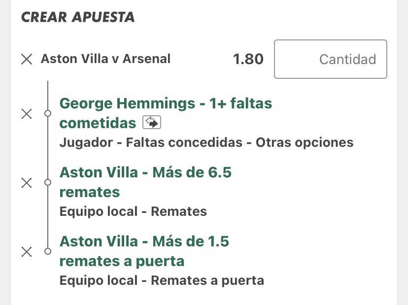 picksonlineprem's tweet photo. Pick 1 🍀

📝 Confio en que después del escándalo de partido que hicieron con 10 jugadores la semana pasada, hoy sepan afrontar en casa a un Arsenal fuerte pero que concede. Pienso que la banda izquierda del Villa y la derecha del Arsenal será la protagonista en tema juego. https://t.co/3oLfYI8FMt
