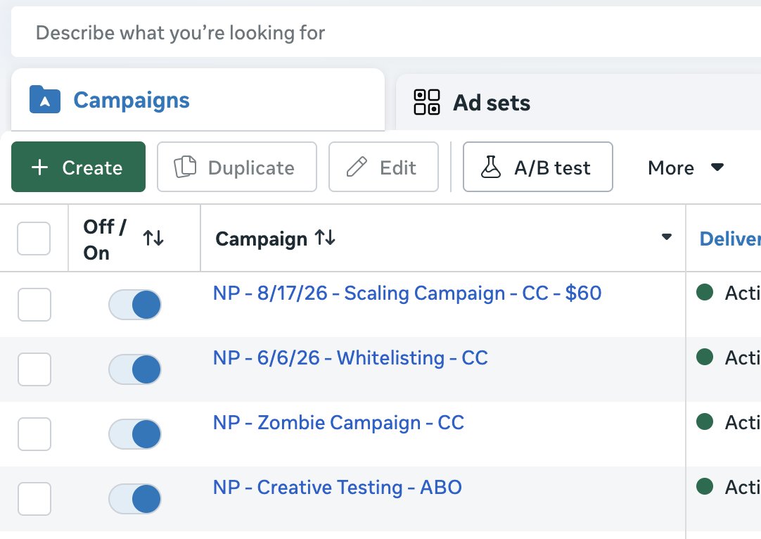 benradack's tweet photo. here are the 3 ways i actually test ads on meta right now

1. cbo test & scale (one campaign does both)

→ 1 ad set for your historical winners
→ 1 new ad set for fresh tests
→ min spend limit on the test ad set so meta is forced to deliver on the new stuff
→ max spend limit on it too so a new ad can't run away before it's proven
→ as the tests win, you pull the max off and it becomes a scaling ad set

this is my go to for account spending over $50-$500k/mo

2. marble block batch testing

→ drop 20-30 ads into one ad set
→ budget set to at least 4x your avg cpa
→ let meta pick a couple favorites
→ duplicate the winners out, turn them off in the batch, let meta pick again
→ repeat until there's nothing left worth keeping

you carve the block down until only winners remain. fastest way to find them when you're in a hurry

3. old school abo (ad set per angle)

→ one ad set per concept or angle
→ you control the budget on each one manually
→ meta isn't deciding which tests get spend, you are

this is the cleanest way to actually learn what works. slower, more hands on, but you're not at the mercy of the algo skipping ads with no history

no single one is "right"

smaller budgets lean on the cbo, bleeding accounts get batch tested, and when i want real learnings i go abo

pick the one that matches your spend and how hands on you want to be