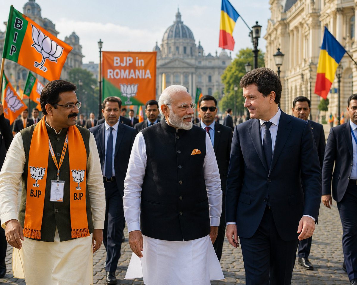BJP4romania's tweet photo. Rising new era over romania 🇹🇩
That's name BJP era https://t.co/3gl6hR1DmR