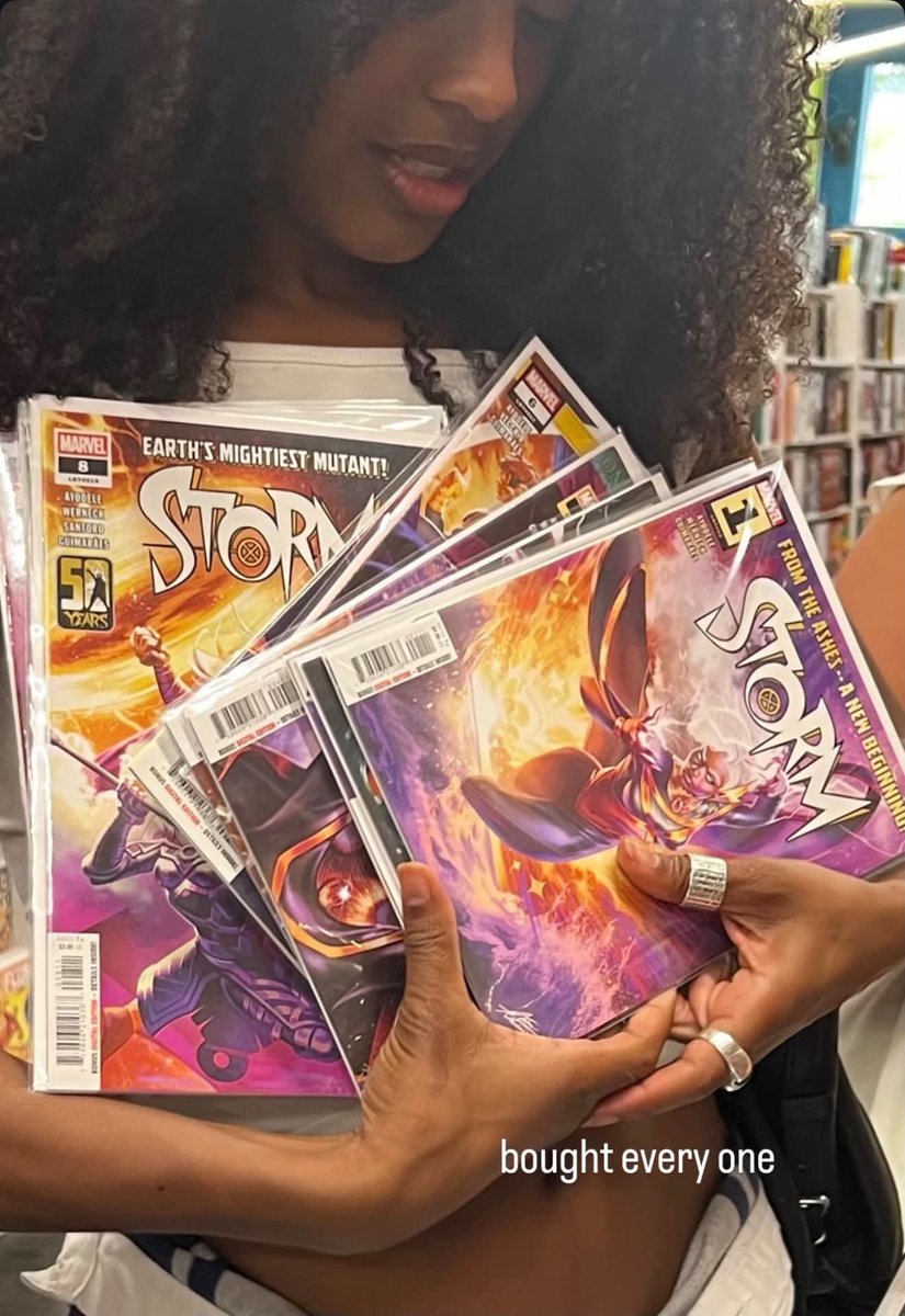 marvel_updat3s's tweet photo. ‘X-MEN’ star Maya Boyd via Instagram story:

“bought every one” https://t.co/1UfbnKQLPS