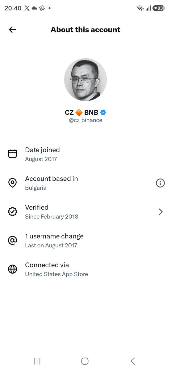 OnderAslnn's tweet photo. So X says you’re currently in Bulgaria 🇧🇬

Be honest @cz_binance , are you actually in Bulgaria, or are we looking at a VPN location? 😂 https://t.co/iN8VjyfuPf