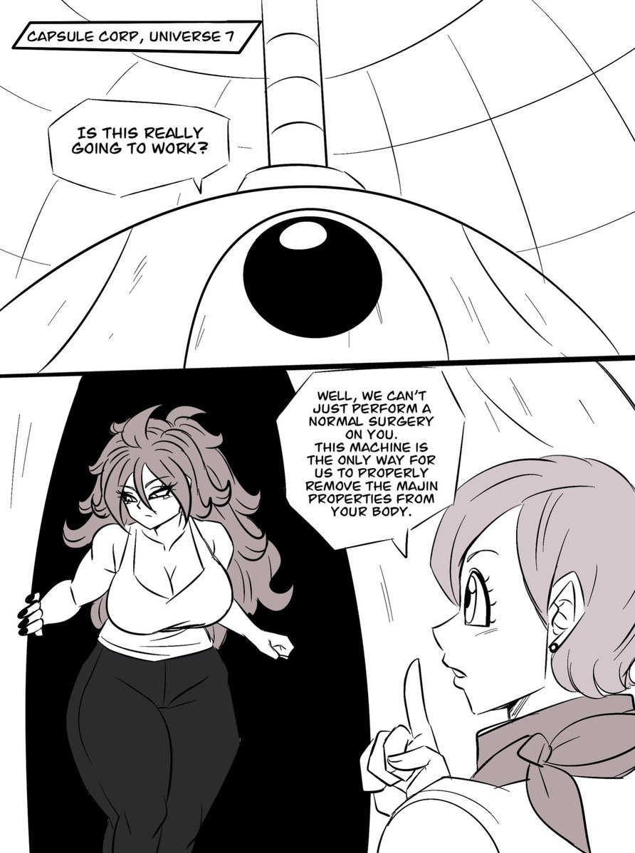 DarwaArts's tweet photo. The Android and the Rabbit 

(Dragon Ball x My Hero Academia) 

Ch 1 part 1 https://t.co/8nJwxoHRbI