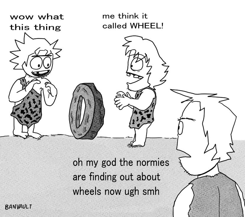 banvault's tweet photo. Normies are finding out about wheels https://t.co/7kun5H2ej3