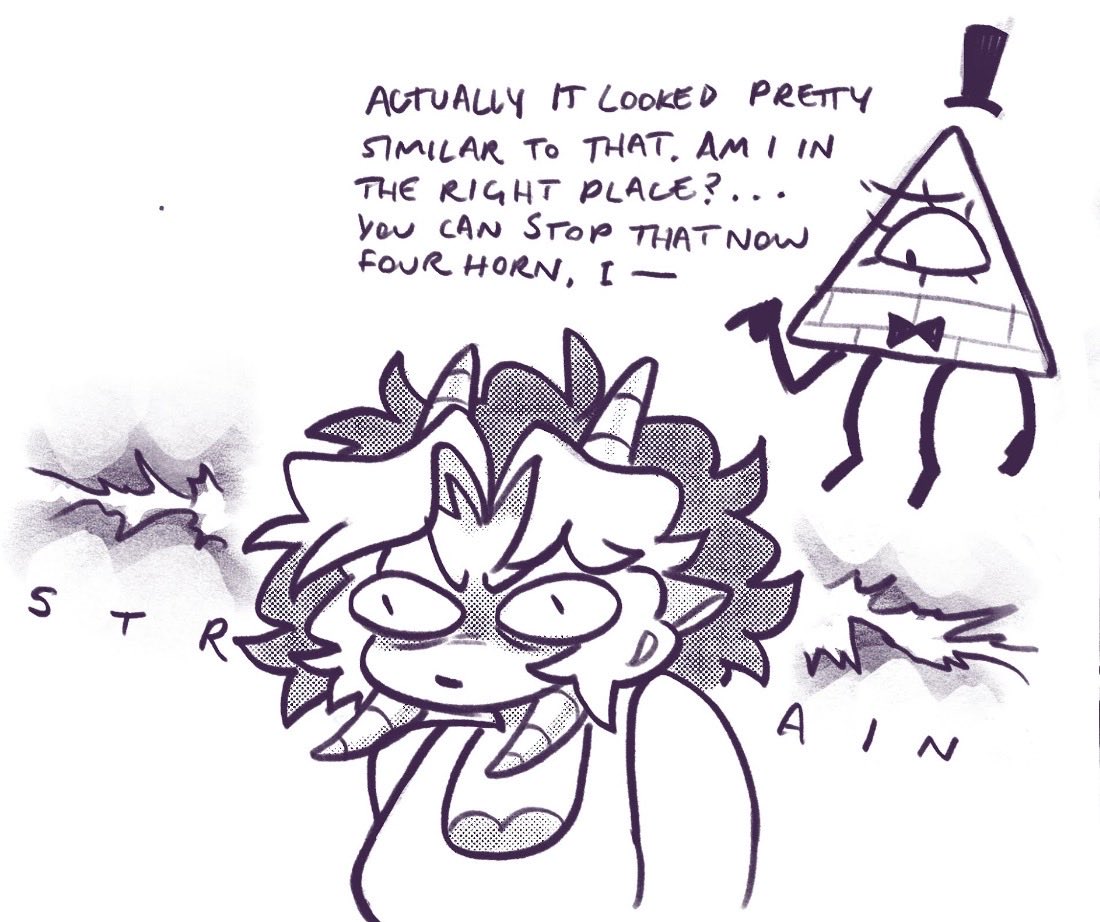 Nekomancy_ENV's tweet photo. Giving Bill Cipher my headache bc I don’t want it

2/3 https://t.co/AmxF3OSJ9d
