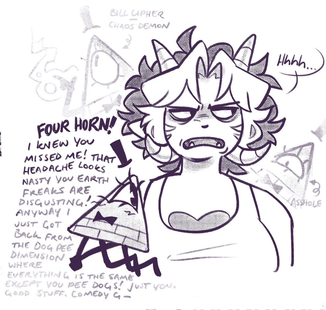Nekomancy_ENV's tweet photo. Giving Bill Cipher my headache bc I don’t want it

2/3 https://t.co/AmxF3OSJ9d
