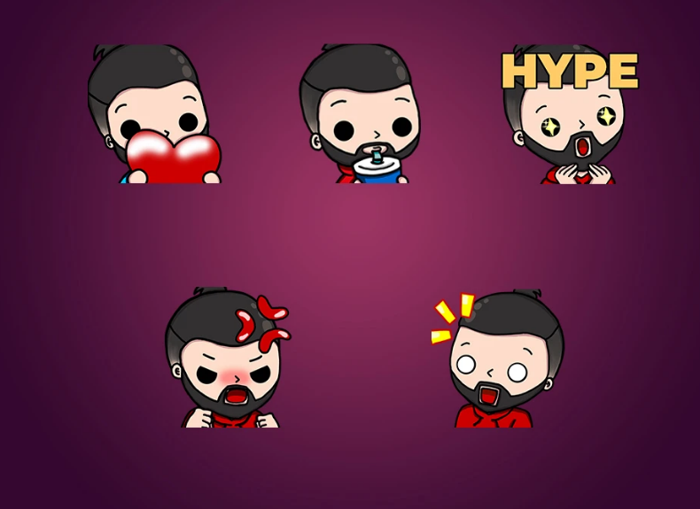 BrendaK_Wade's tweet photo. @BiteBaykon I'd be happy to create custom emotes for you. I can make them fit your channel's vibe instead of feeling like stock ones. https://t.co/5z4iYVymeW