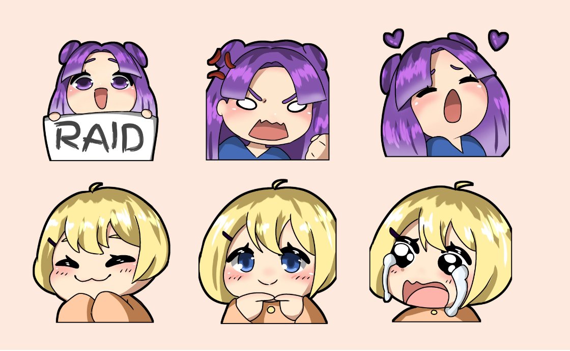 BrendaK_Wade's tweet photo. @BiteBaykon I'd be happy to create custom emotes for you. I can make them fit your channel's vibe instead of feeling like stock ones. https://t.co/5z4iYVymeW